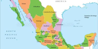 การเมืองบนแผนที่เม็กซิโก