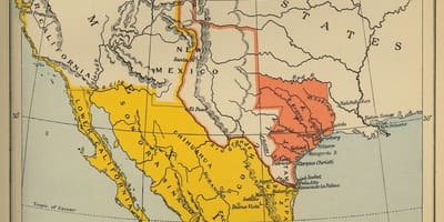 แผนที่ของเม็กซิโก 1700