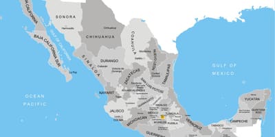 แผนที่ของเม็กซิโก zimbabwe. kgm